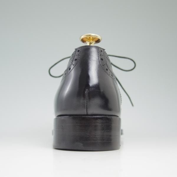 美品★シェットランドフォックス SIZE 7【★ギリーシューズ/3017SF】フルブローグ/ウイングチップ/カーフ/黒/Shetlandfox★c149