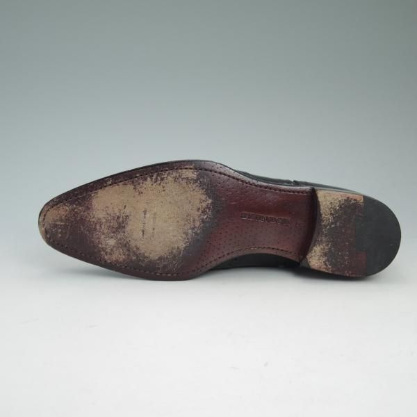 美品★シェットランドフォックス SIZE 7【★ギリーシューズ/3017SF】フルブローグ/ウイングチップ/カーフ/黒/Shetlandfox★c149