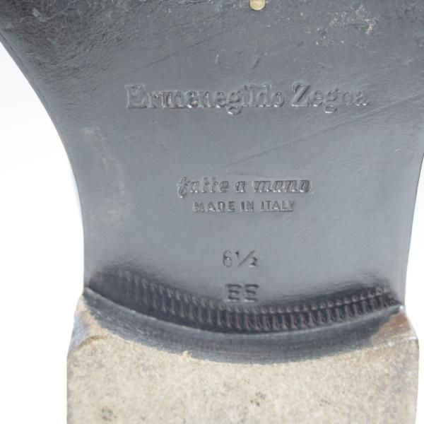 極上★(伊)エルメネジルドゼニア SIZE 6.5【★グッドイヤーウェルテッド製法/ナポリクチュール/Napoli Couture】Ermenegildo Zegna★c150