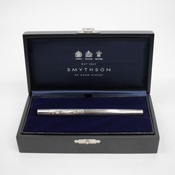 美品★(英)スマイソン【シルバー925★(英)Yard-o-Led/ヤードオレッド製/ローラーボール】VICEROY/水性ペン/ボールペン/SMYTHSON★c141