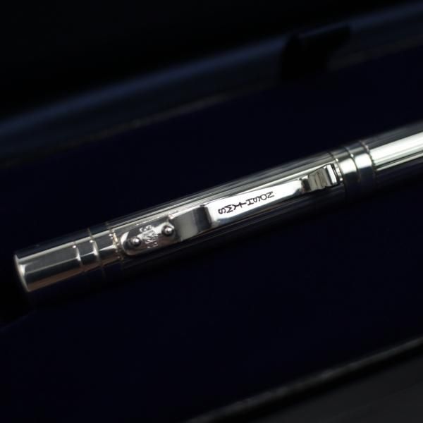 美品★(英)スマイソン【シルバー925★(英)Yard-o-Led/ヤードオレッド製/ローラーボール】VICEROY/水性ペン/ボールペン/SMYTHSON★c141