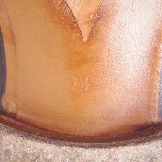 美品★(スペイン製)MEERMIN/メルミン/SIZE 7.5【★グッドイヤーウェルテッド製法/コンビ仕様/カーフ×スエード】オックスフォード★c155