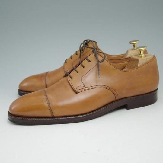 極上★クロケット&ジョーンズ 7.5D【★ハンドグレードライン/BOSWELL/ボズウェル】337ラスト/ストレートチップ/Crockett&Jones★c156