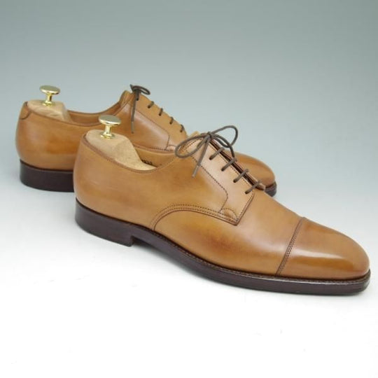 極上★クロケット&ジョーンズ 7.5D【★ハンドグレードライン/BOSWELL/ボズウェル】337ラスト/ストレートチップ/Crockett&Jones★c156