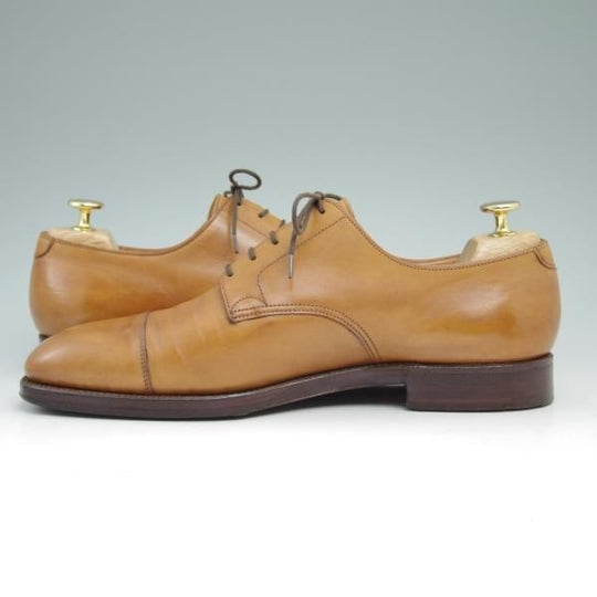 極上★クロケット&ジョーンズ 7.5D【★ハンドグレードライン/BOSWELL/ボズウェル】337ラスト/ストレートチップ/Crockett&Jones★c156