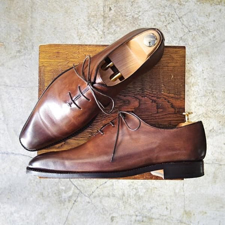 美品★(スペイン製)Titlo Classic SIZE 8【★トレーディングポスト取扱/グッドイヤーウェルテッド製法】ホールカット/Trading Post★c158