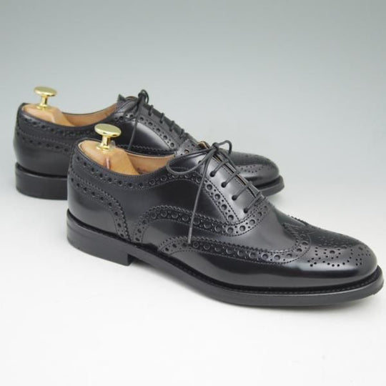 新品★チャーチ(レディース) SIZE 37.5【★バーウッド/BURWOOD WG】ポリッシュドバインダーカーフ/8705-01/フルブローグ/Church's★c159