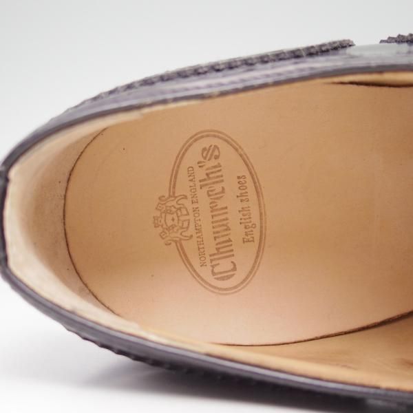 新品★チャーチ(レディース) SIZE 37.5【★バーウッド/BURWOOD WG】ポリッシュドバインダーカーフ/8705-01/フルブローグ/Church's★c159