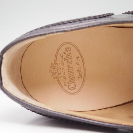 新品★チャーチ(レディース) SIZE 37.5【★バーウッド/BURWOOD WG】ポリッシュドバインダーカーフ/8705-01/フルブローグ/Church's★c159
