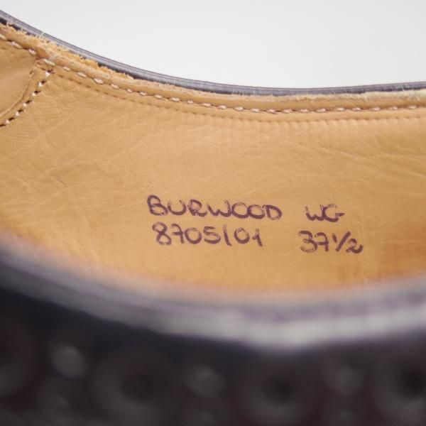 新品★チャーチ(レディース) SIZE 37.5【★バーウッド/BURWOOD WG】ポリッシュドバインダーカーフ/8705-01/フルブローグ/Church's★c159