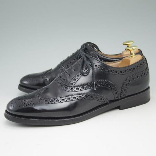 美品★チャーチ(レディース) SIZE 37【★バーウッド/BURWOOD WG】ポリッシュドバインダーカーフ/8705-01/フルブローグ/Church's★c161