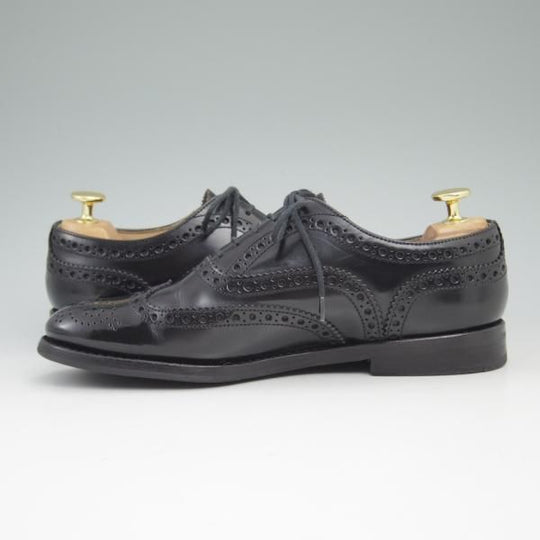 美品★チャーチ(レディース) SIZE 37【★バーウッド/BURWOOD WG】ポリッシュドバインダーカーフ/8705-01/フルブローグ/Church's★c161