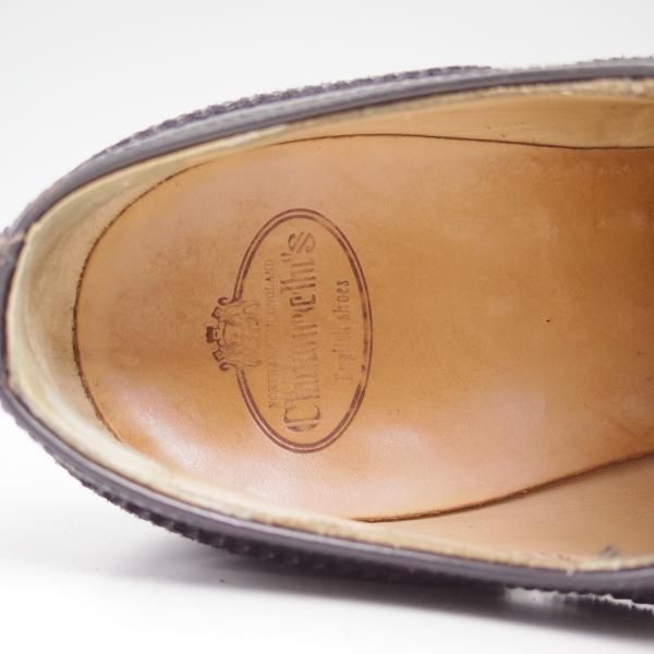 美品★チャーチ(レディース) SIZE 37【★バーウッド/BURWOOD WG】ポリッシュドバインダーカーフ/8705-01/フルブローグ/Church's★c161