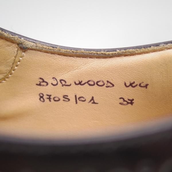 美品★チャーチ(レディース) SIZE 37【★バーウッド/BURWOOD WG】ポリッシュドバインダーカーフ/8705-01/フルブローグ/Church's★c161