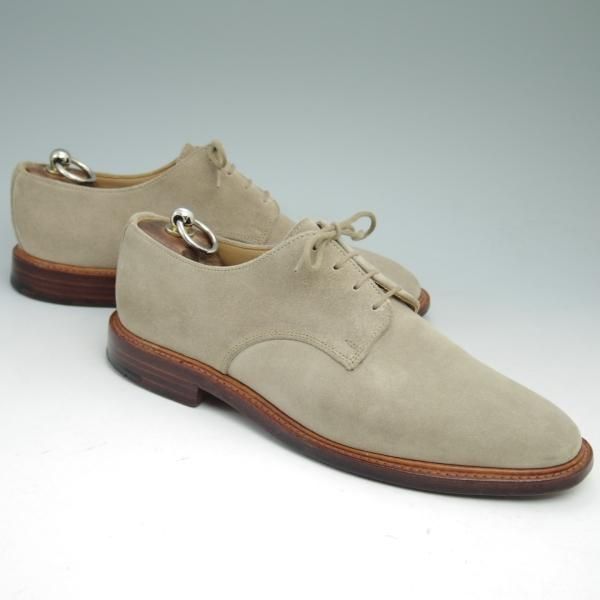 極上★(英)アルフレッドサージェント UK7.5【★プレーントゥ/スエード】87ラスト/サージェント/Alfred Sargent★c164