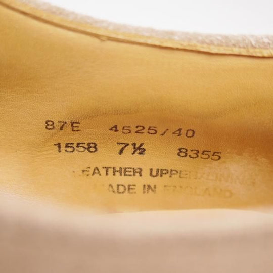 極上★(英)アルフレッドサージェント UK7.5【★プレーントゥ/スエード】87ラスト/サージェント/Alfred Sargent★c164