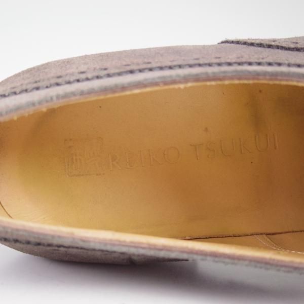 美品★REIKO TSUKUI/レイコツクイ SIZE 25.5D【★ISETAN MEN'S/伊勢丹メンズ取扱い】スエード/フルブローグ★c174