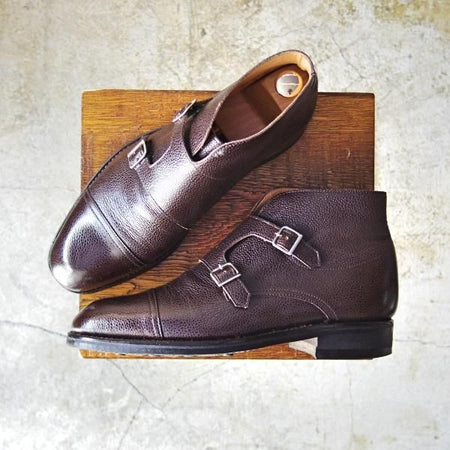 極上★(スペイン)BOW-TIE/ボウタイ SIZE 7【★ダイナイトソール/グッドイヤーウェルテッド製法】ダブルモンク/ブーツ★c176
