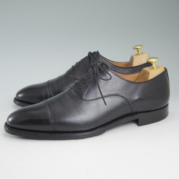 極上★スコッチグレイン 26.5cm【★ストレートチップ】カーフ/黒/Scotch Grain★c178