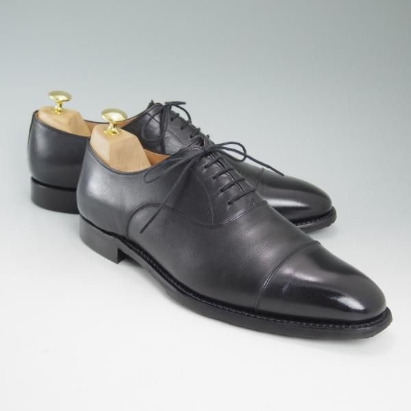 極上★スコッチグレイン 26.5cm【★ストレートチップ】カーフ/黒/Scotch Grain★c178