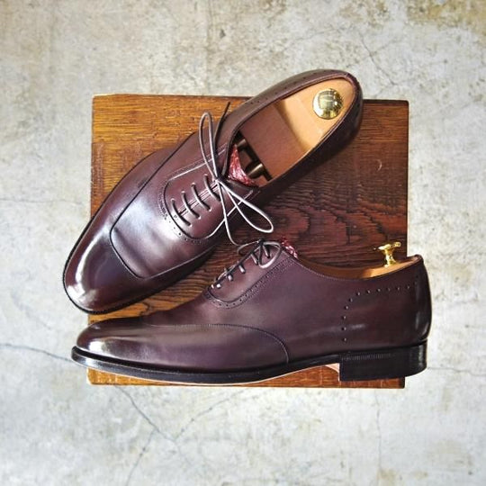 極上★トレーディングポスト SIZE 7.5【★リアルクロコ×カーフ仕様/グッドイヤーウェルテッド製法】クレセントブローグTrading Post★c181