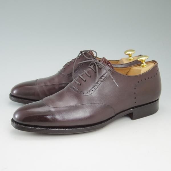 極上★トレーディングポスト SIZE 7.5【★リアルクロコ×カーフ仕様/グッドイヤーウェルテッド製法】クレセントブローグTrading Post★c181