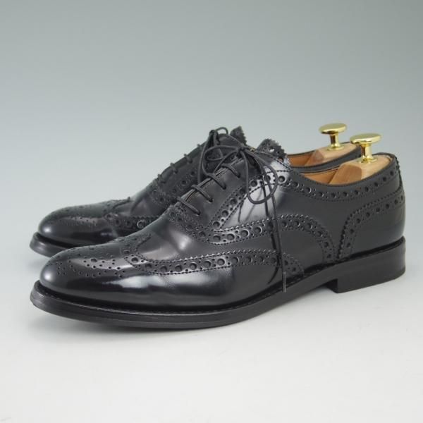 美品★チャーチ(レディース) SIZE 38【★バーウッド/BURWOOD WG】ポリッシュドバインダーカーフ/8705-01/フルブローグ/Church's★c182