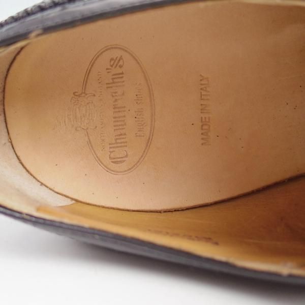 美品★チャーチ(レディース) SIZE 38【★バーウッド/BURWOOD WG】ポリッシュドバインダーカーフ/8705-01/フルブローグ/Church's★c182