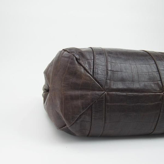 ★ダニエル＆ボブ【定10.5万★クロドーロ/2WAY CULODORO/コッコーネ/COCCONE】メンズ レザー トート バッグ/クロコ型押し/Daniel＆Bob★N5084