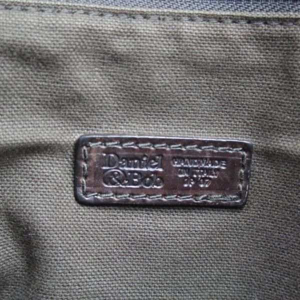 ★ダニエル＆ボブ【定10.5万★クロドーロ/2WAY CULODORO/コッコーネ/COCCONE】メンズ レザー トート バッグ/クロコ型押し/Daniel＆Bob★N5084
