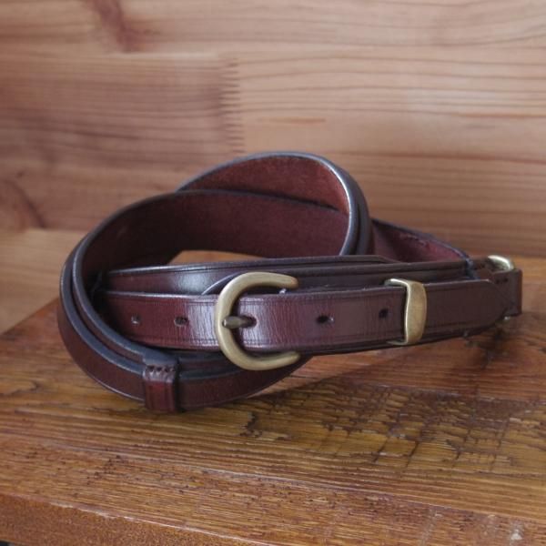 極上★(英)W＆H GIDDEN 34インチ/SIZE 85【★ベルト/メンズ】レザー/革/ブラウン/WHギデン★c198