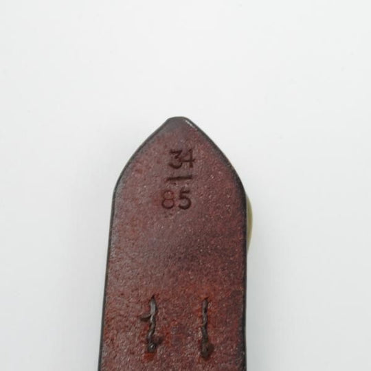 極上★(英)W＆H GIDDEN 34インチ/SIZE 85【★ベルト/メンズ】レザー/革/ブラウン/WHギデン★c198