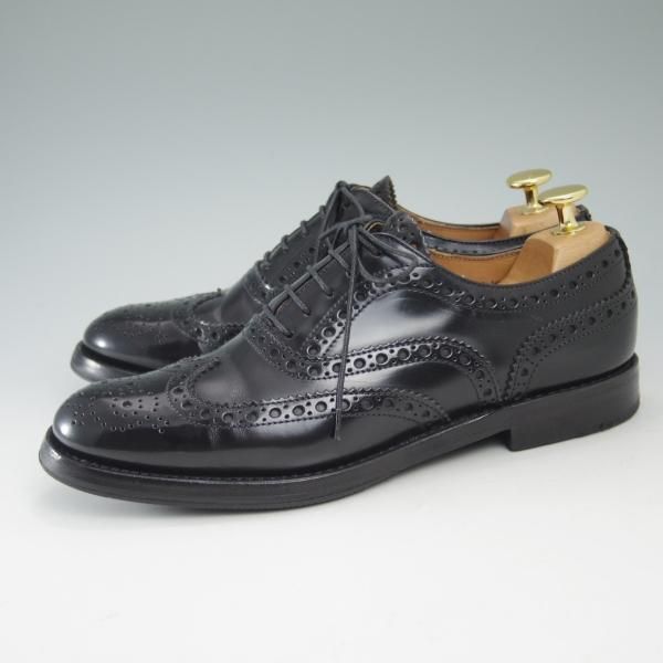 極美品★チャーチ(レディース) SIZE 36.5【★バーウッド/BURWOOD WG】ポリッシュドバインダーカーフ/8705-01/フルブローグ/Church's★c183