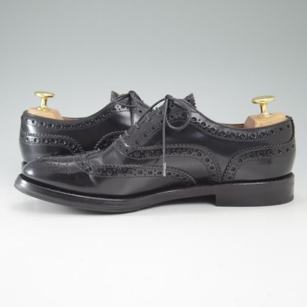 極美品★チャーチ(レディース) SIZE 36.5【★バーウッド/BURWOOD WG】ポリッシュドバインダーカーフ/8705-01/フルブローグ/Church's★c183
