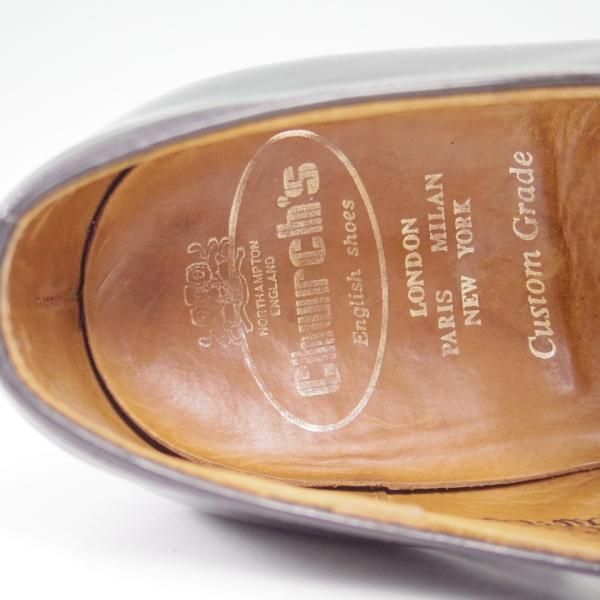 極上★チャーチ 75E/UK7.5【★絶版!!73ラスト/ブックバインダーカーフ】CONSUL・コンサル同仕様/バルモラル/BALMORAL/Church's★c184