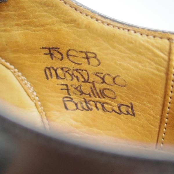 極上★チャーチ 75E/UK7.5【★絶版!!73ラスト/ブックバインダーカーフ】CONSUL・コンサル同仕様/バルモラル/BALMORAL/Church's★c184