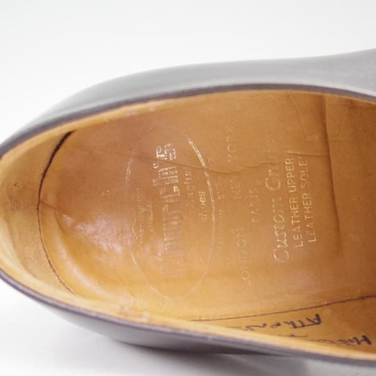 極上★チャーチ 60G/UK6【★38ラスト/3都市ロゴ/ATHENS】カーフ/プレーントゥ/黒/アテネ/Church's★c185