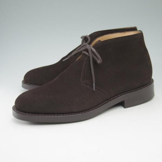 美品★チャーチ75F/UK7.5【★ダイナイトソール/ライダー/RYDER 3】81ラスト/5都市ロゴ/スエード/チャッカブーツ/Church's★c186