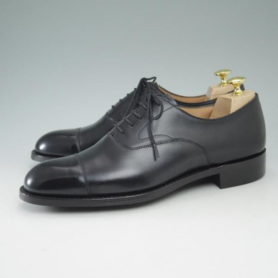 美品★(英)チーニー 7F【★ダイナイトソール仕様/アルフレッド/ALFRED】125ラスト/ストレートチップ/カーフ/CHEANEY★c188