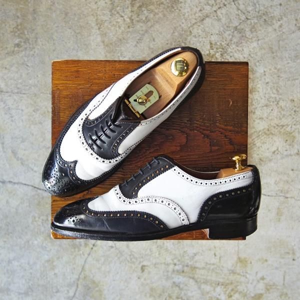 ★クロケット&ジョーンズ 6E【★ロイドフットウェア/Lloyd Footwear別注】317ラスト/スペクテイターシューズ/Crockett＆Jones★c189