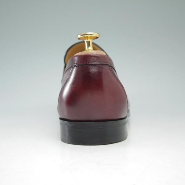 美品★ジョンロブ製 UK7.5【★超希少!!エルメス別注/HERMES】HENRI/H513ラスト/コインローファー/JOHN LOBB★c190