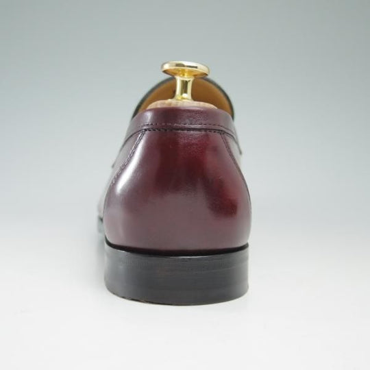 美品★ジョンロブ製 UK7.5【★超希少!!エルメス別注/HERMES】HENRI/H513ラスト/コインローファー/JOHN LOBB★c190