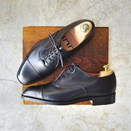 未使用★トリッカーズ SIZE 6.5【★ユニオンワークス取扱/REGENT】リージェント/ストレートチップ/黒/6140/UNION WORKS/Tricker's★c193