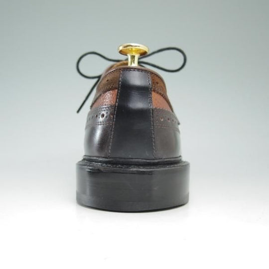 美品★リーガル SIZE 25【★茶×濃茶/カーフ×スエード×グレインレザー】ロングウイング/ウイングチップ/B-HA0629/514S/REGAL★c194