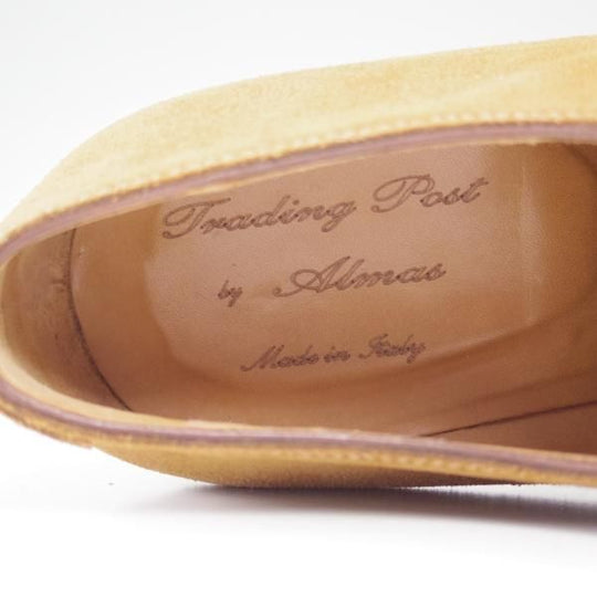 極上★(伊)ALMAS×トレーディングポスト SIZE40【★スエード/ブラインドブローグ】アルマス/Trading Post★c195