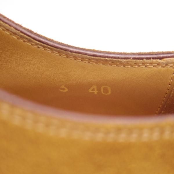 極上★(伊)ALMAS×トレーディングポスト SIZE40【★スエード/ブラインドブローグ】アルマス/Trading Post★c195