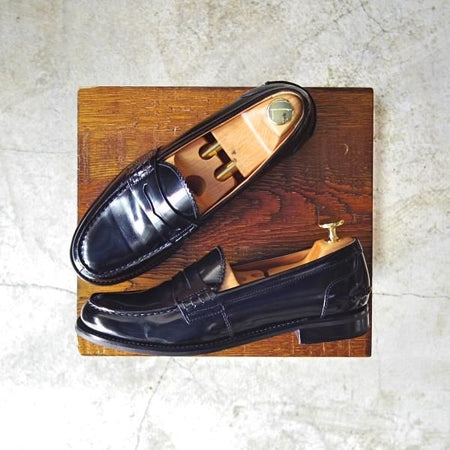 極美品★チャーチ(レディース) SIZE 37【★SALLY/サリー】ポリッシュドバインダーカーフ/コインローファー/Church's★c201