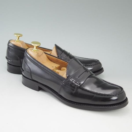 極美品★チャーチ(レディース) SIZE 37【★SALLY/サリー】ポリッシュドバインダーカーフ/コインローファー/Church's★c201