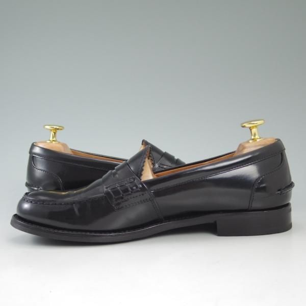 極美品★チャーチ(レディース) SIZE 37【★SALLY/サリー】ポリッシュドバインダーカーフ/コインローファー/Church's★c201