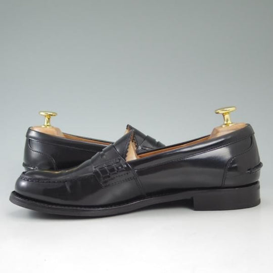 極美品★チャーチ(レディース) SIZE 37【★SALLY/サリー】ポリッシュドバインダーカーフ/コインローファー/Church's★c201